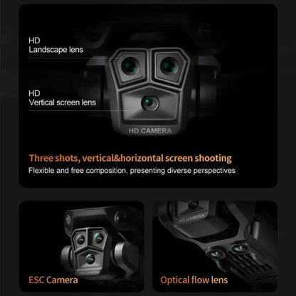 Hax K6 MAX Foldable Drone with Dual Camera & Battery