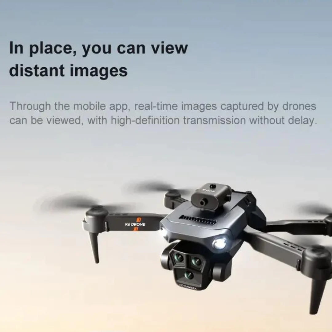 Hax K6 MAX Foldable Drone with Dual Camera & Battery