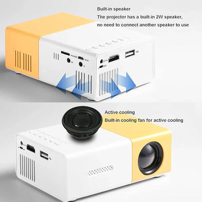 LED Home HD Mini Portable Projector