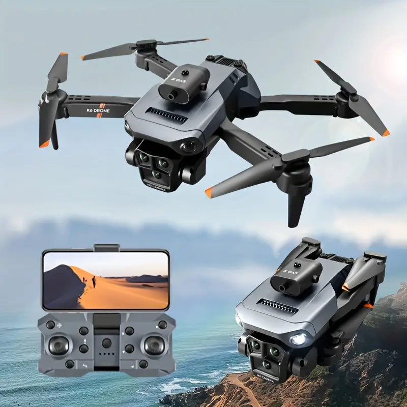 Hax K6 MAX Foldable Drone with Dual Camera & Battery